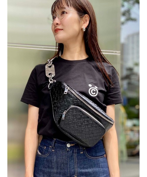 DIESEL（ディーゼル）の「レディース MIXマテリアル モノグラム ボディ