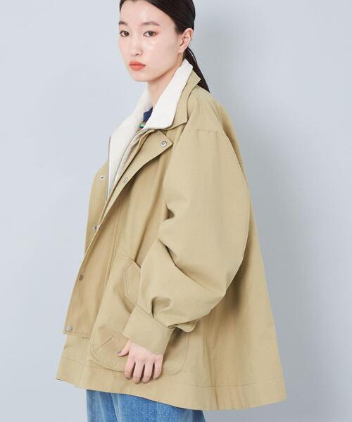 CITEN（シテン）の「＜CITEN＞スタンドカラー レイヤー コート（その他