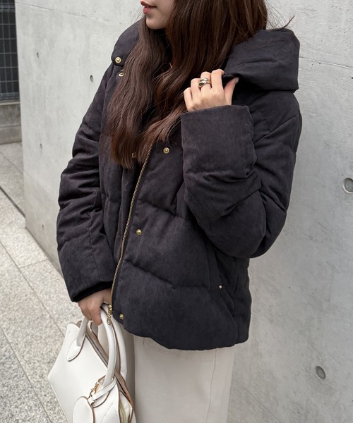 セール】【雑誌InRed1月号掲載】細コール2WAY洗えるダウンジャケット
