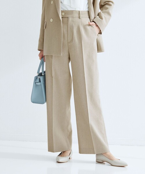 size SHORT/TALLあり］Greed グリード メランジ ストレート パンツ