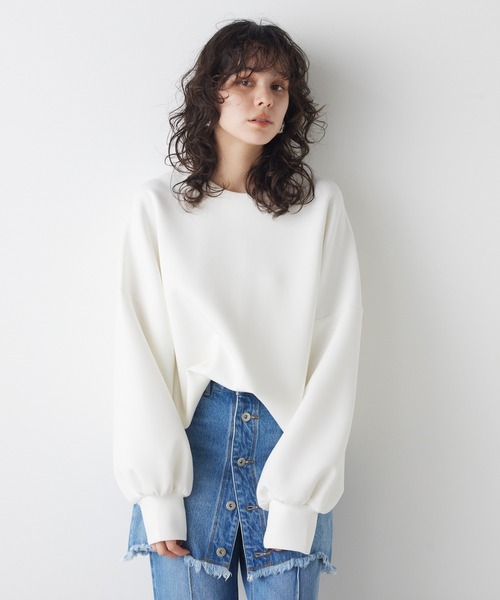 クルーネックダンボールプルオーバー（Tシャツ/カットソー）｜Whim