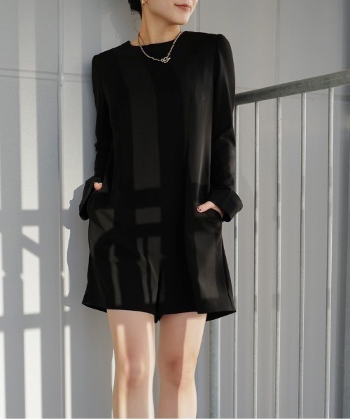 LADY LIKE PUFF SHORT ROMPERS（サロペット/オーバーオール）｜Ameri