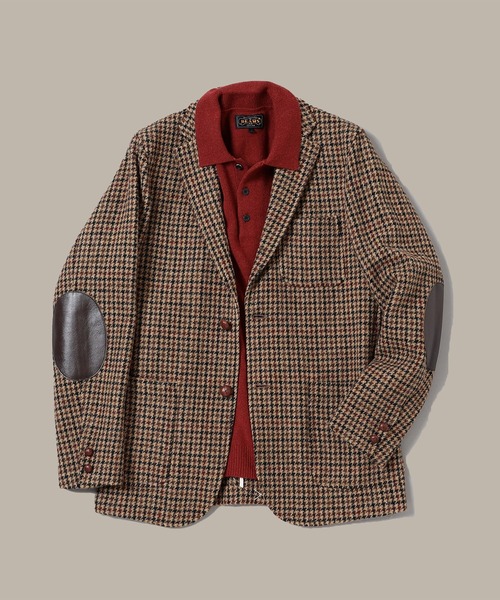 セール】BEAMS PLUS / ハリスツイード ガンクラブチェック 3ボタン