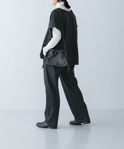 かぐれ（カグレ）の「ラムウールワイドニットベスト（ニット/セーター