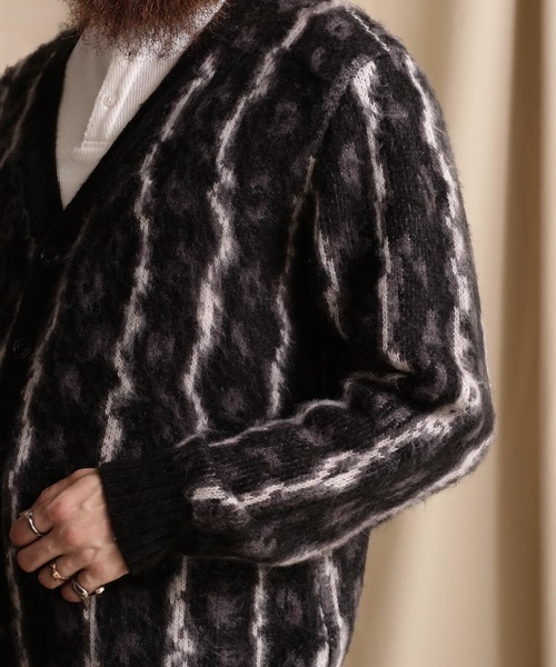 schott（ショット）の「Schott/ショット/SHAGGY KNIT CARDIGAN