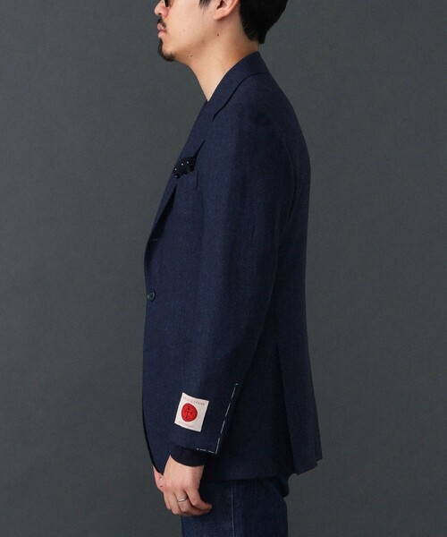 BEAMS F（ビームスエフ）の「MARLING&EVANS ウール ヘリンボーン