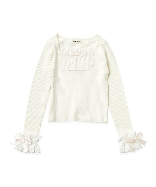 愛しのlace frill cuffsトップス（ニット/セーター）｜mellfy memory