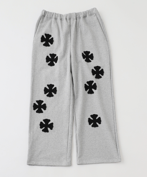 DISCOVERED/ ディスカバード IRON CROSS CROCHET SWEAT PANT
