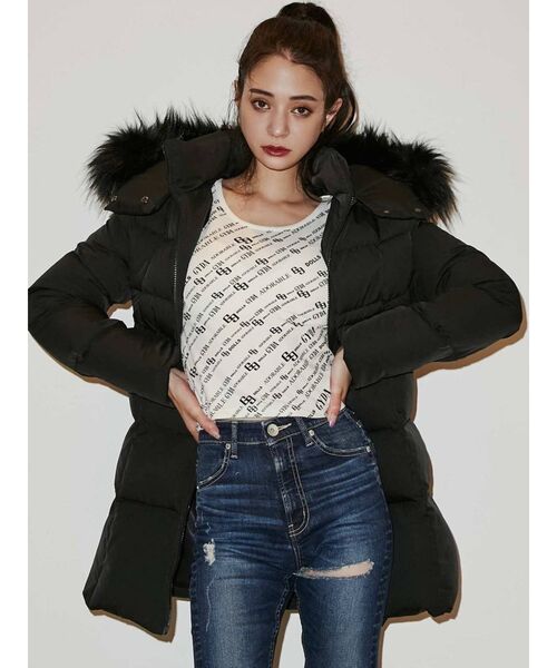 GYDA（ジェイダ）の「GGベルト付LONG中綿コート（その他アウター