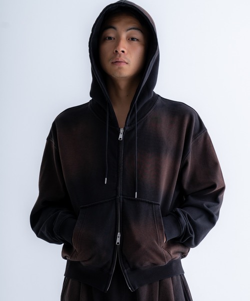 Heavy weight double zip hoodie / ヘビーウェイトダブルジップ