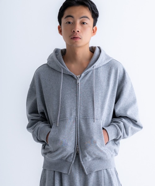 Heavy weight double zip hoodie / ヘビーウェイトダブルジップ