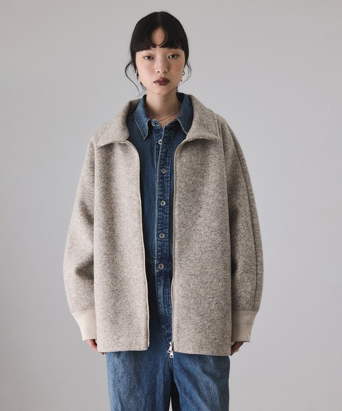 ADAM ET ROPE'（アダムエロペ）の「ヘリンボンツイードボンディング