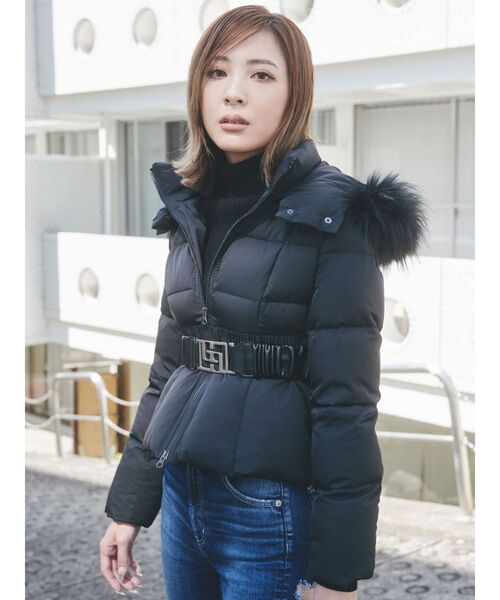 GYDA（ジェイダ）の「GGベルト付SHORT中綿コート（その他アウター