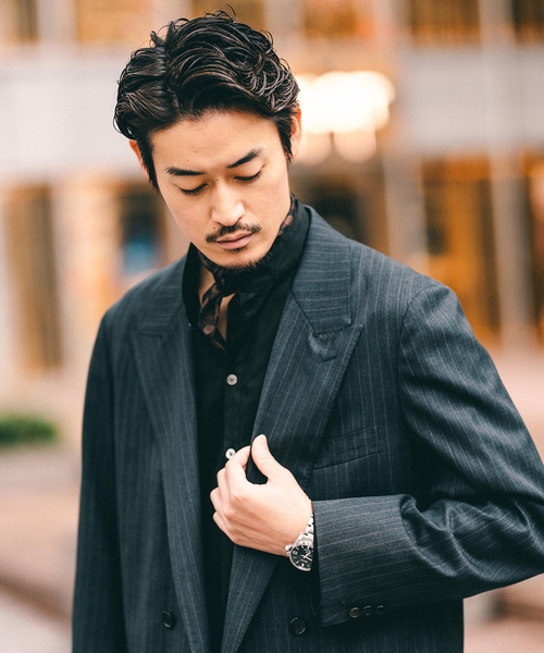 EDIFICE（エディフィス）の「【La.French】ダブル 4ボタンジャケット