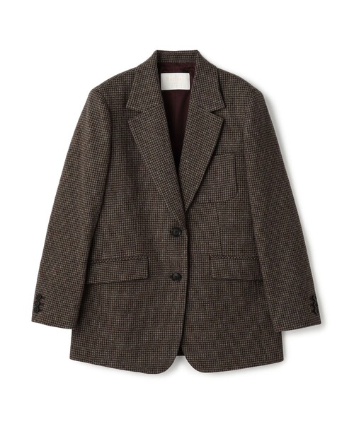 フレンチウールツイード テーラードジャケット（テーラードジャケット