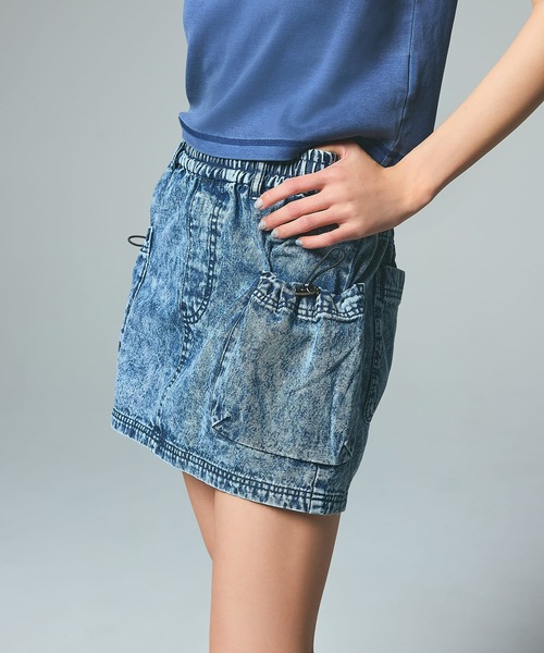 セール】DENIM EASY MINI SKIRT（デニムスカート）｜X-girl（エックス