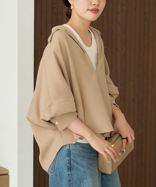 セール】《追加》GEORGETTE SKIPPER ブラウス（シャツ/ブラウス