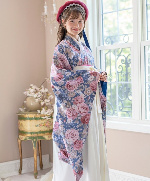 セール】袴一体型着物ワンピース（着物）｜Catherine Cottage