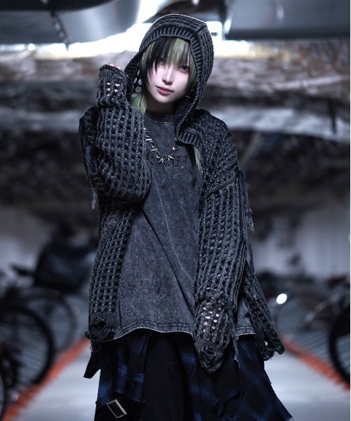 REFLEM（レフレム）の「『REFLEM/レフレム』フリンジニットパーカー