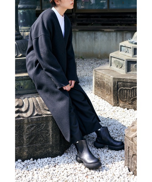 エンフォルドトップリバーノーカラーコート