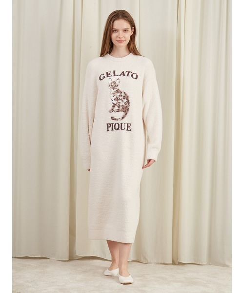 gelato pique（ジェラートピケ）の「【ONLINE限定】CAT&DOGジャガード