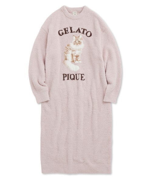 gelato pique（ジェラートピケ）の「【ONLINE限定】CAT&DOGジャガード
