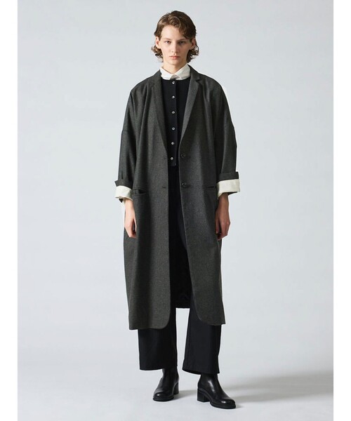 mizuiroind（ミズイロインド）の「mizuiro ind ワイドテーラードコート