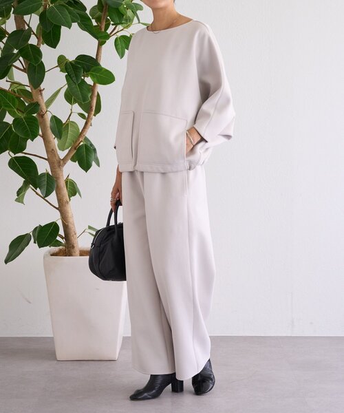 BEARDSLEY（ビアズリー）の「リップルダンボールウエストリブパンツ