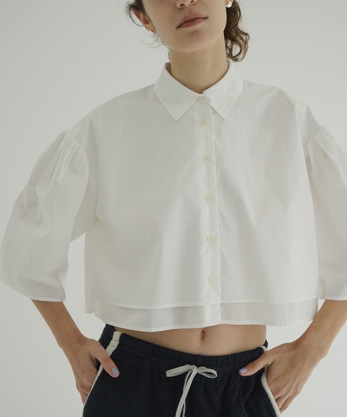 セール】LAYERED NUANCE SHIRTS（シャツ/ブラウス）｜CLANE（クラネ