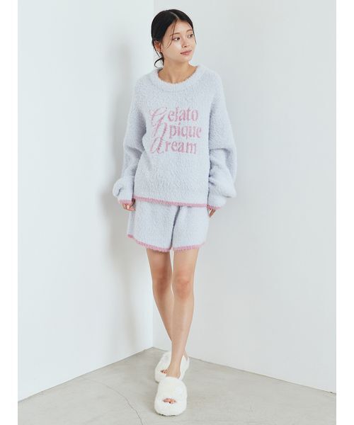 セール】ラメフェザーショートパンツ（ルームウェア/パジャマ