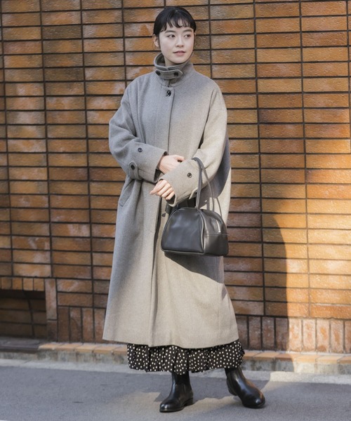 かぐれ（カグレ）の「ウールバルマカンコート（ステンカラーコート