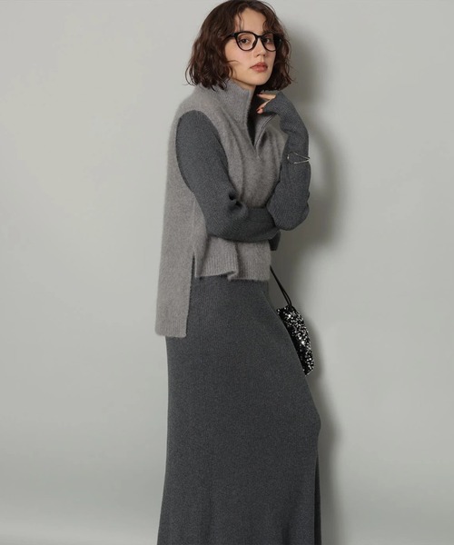 ラメニットロングワンピース（ワンピース）｜Arpege story