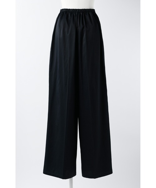 ENFOLD（エンフォルド）の「Washed サテン ゴムワイドトラウザー