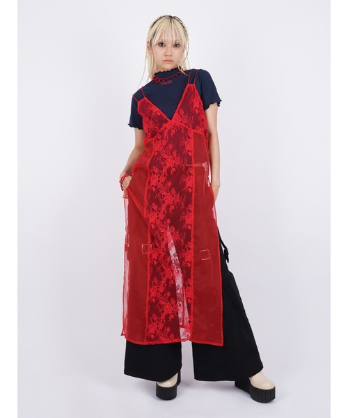 PAMEO POSE（パメオポーズ）の「Layered Sheer Cami Dress（ワンピース