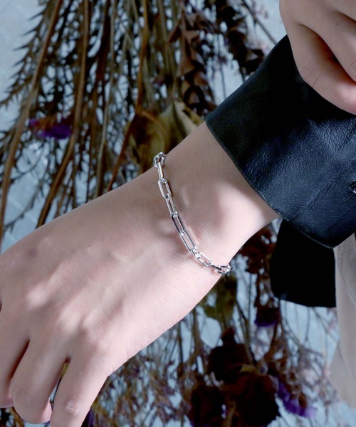 YArKA/ヤーカ】silver925 long oval chain bracelet [LVO]/オーバル