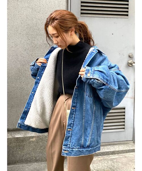 Ungrid（アングリッド）の「ボアビッグGジャン（デニムジャケット