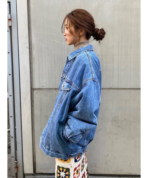 Ungrid（アングリッド）の「ボアビッグGジャン（デニムジャケット
