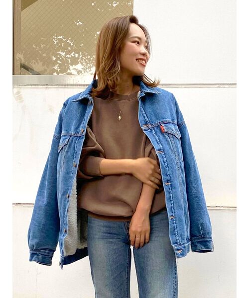 Ungrid（アングリッド）の「ボアビッグGジャン（デニムジャケット