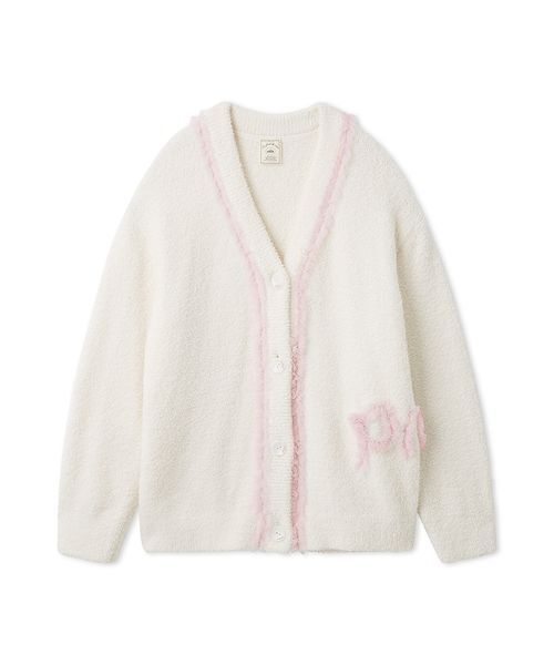 フリルロゴカーディガン（ルームウェア/パジャマ）｜gelato pique