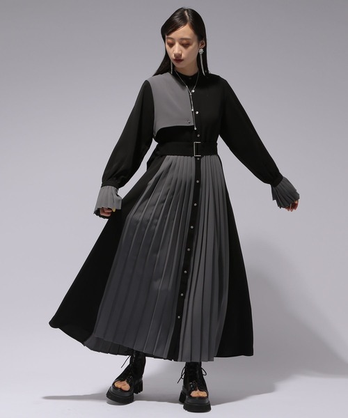 HARE（ハレ）の「ソデプリーツキリカエワンピース(HARE)（ワンピース