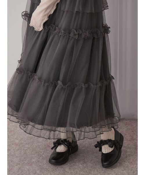 merry jenny（メリージェニー）の「チュールドロストロングワンピース