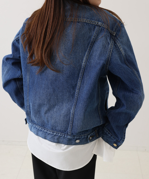 Bonum（ボナム）の「チェンジボタンデニムジャケット（デニム