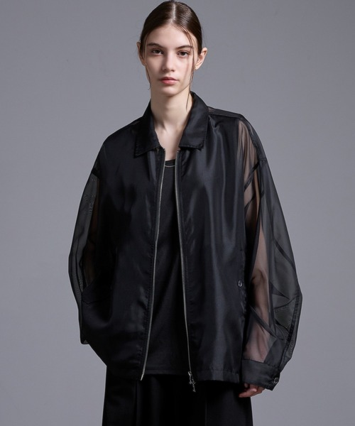 ダブルジップ シアーシャツブルゾン（ブルゾン）｜Loose/ルース