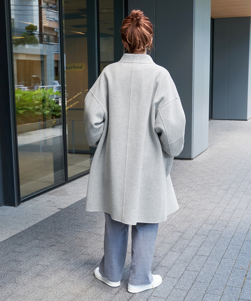 B.C STOCK（ベーセーストック）の「S120ブレンドリバーシブルミドル丈