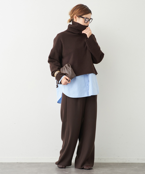 追加 *Cropped タートルネック ニット（ニット/セーター）｜Deuxieme