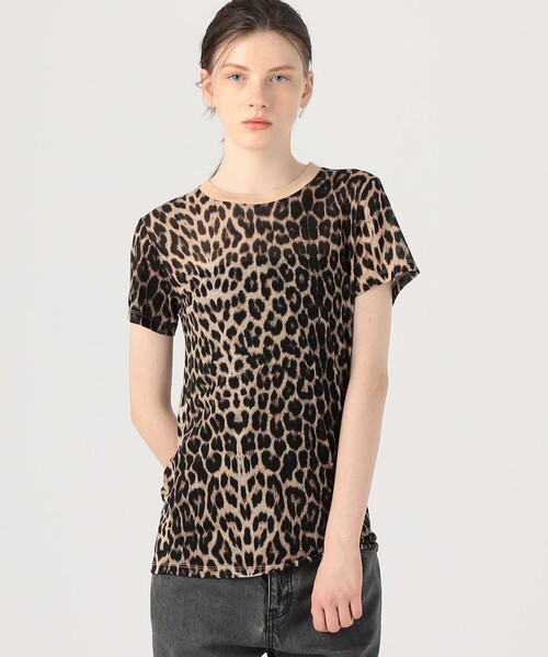 BASERANGE（ベースレンジ）の「BASERANGE レオパードプリントTシャツ