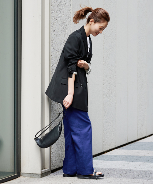 FRAMeWORK（フレームワーク）の「ウールサテンダブルブレスト