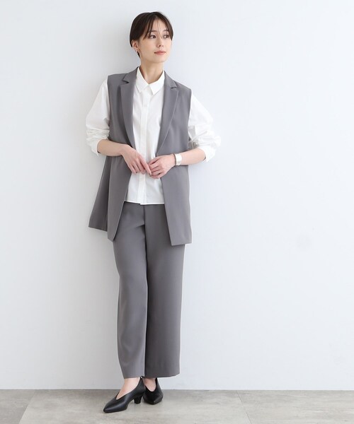 INDIVI（インディヴィ）の「◇【こなれSETUP/ウエストゴム/洗える