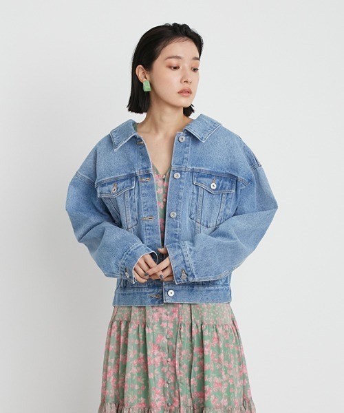 LILY BROWN（リリーブラウン）の「デニムジャケット（デニムジャケット
