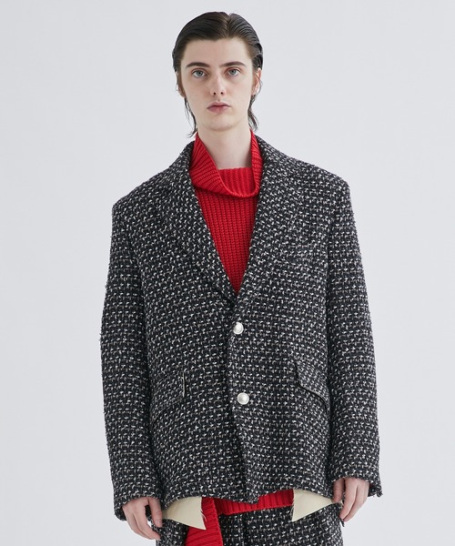 sulvam（サルバム）の「【sulvam/サルバム】FANCY TWEED OVER JACKET